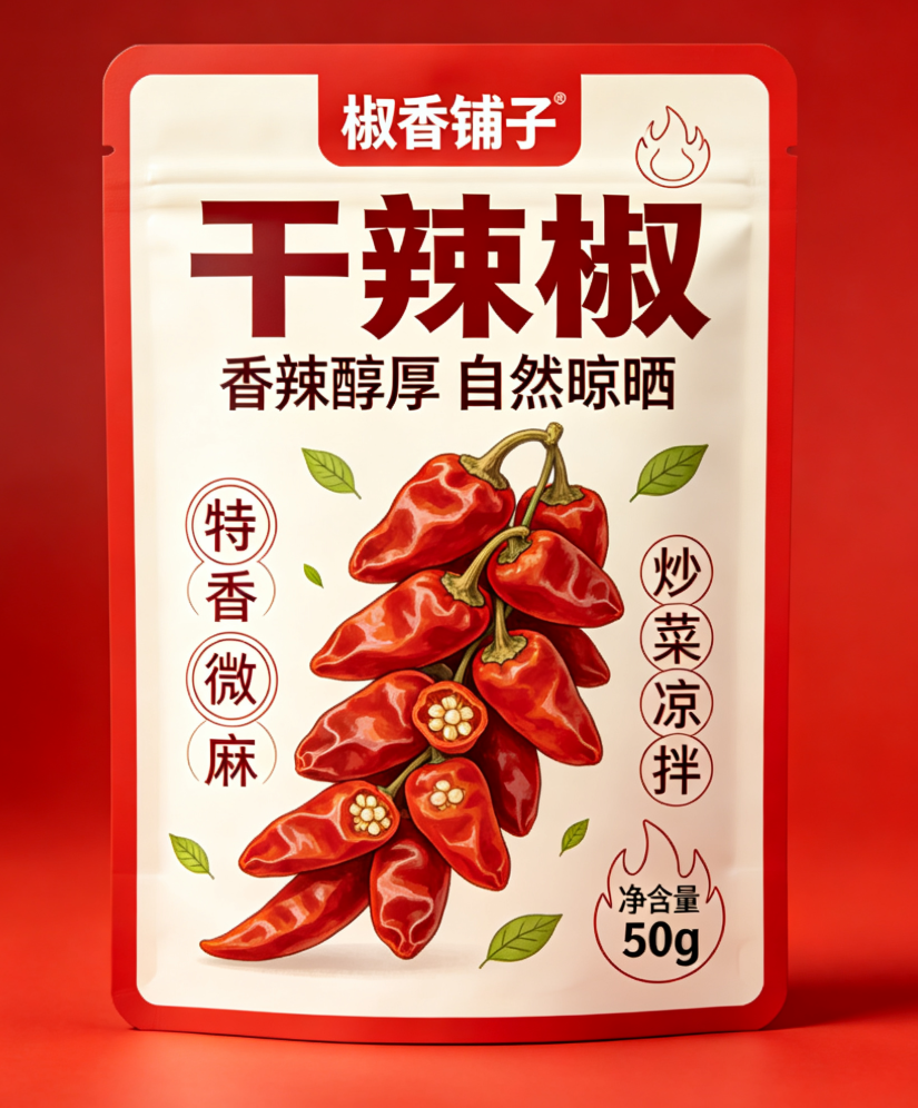干辣椒包装设计:让“火热风味”从视觉中开始释放